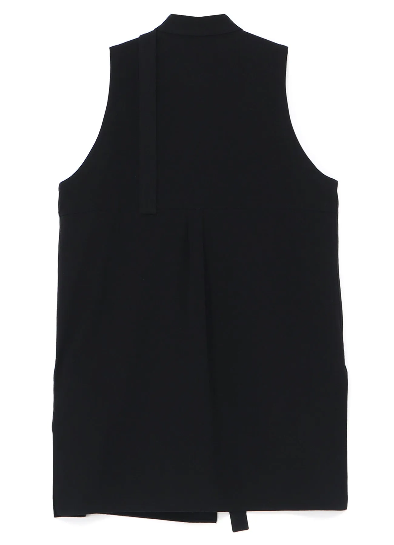 COTTON/LINEN GABARDINE PRINTED ASYMMETRIC SLEEVELESS BLOUSE sold by Yohji Yamamoto product image thumbnail 3