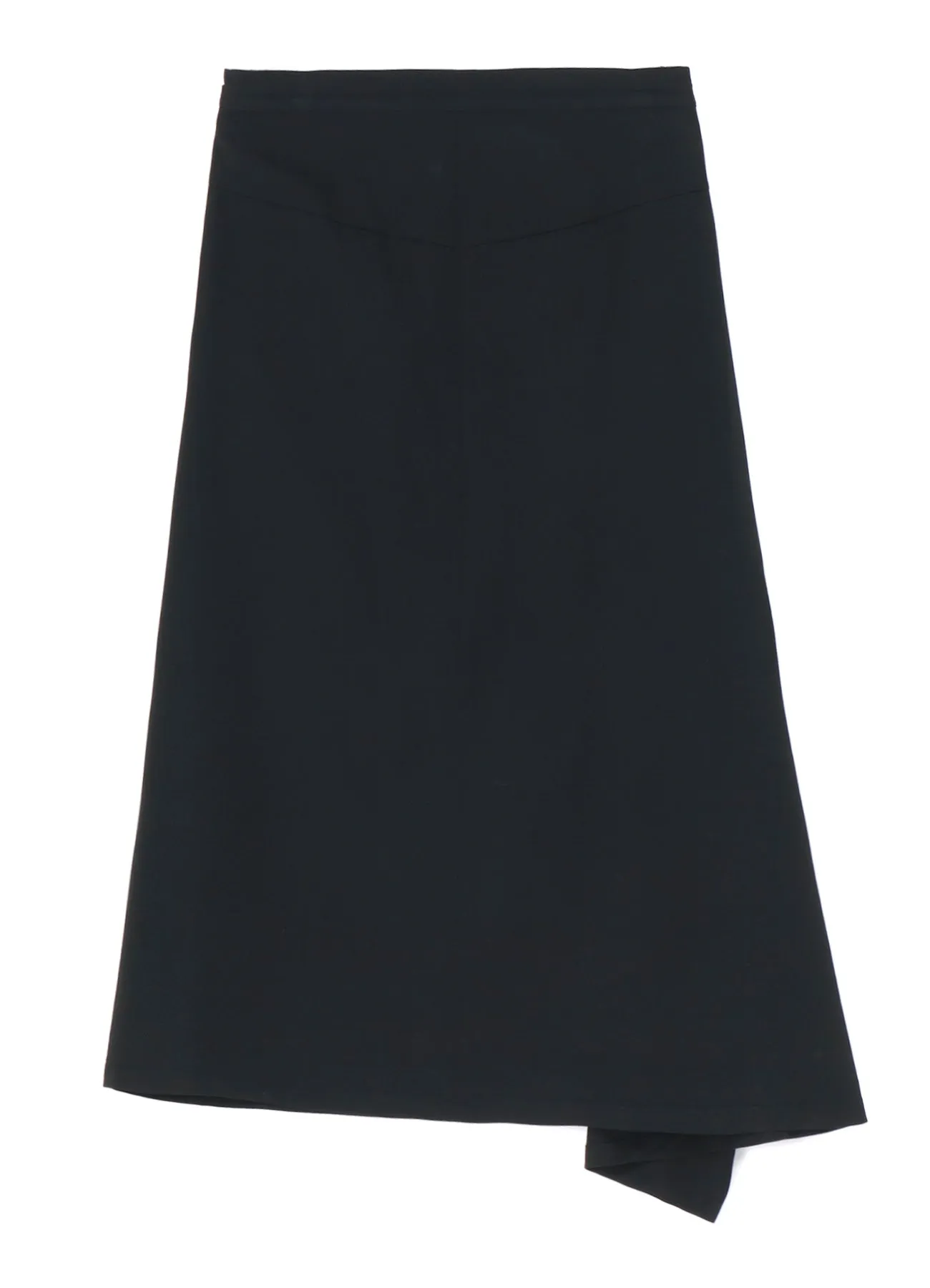 WOOL GABARDINE RIGHT SIDE FLAP SKIRT sold by Yohji Yamamoto product image thumbnail 3