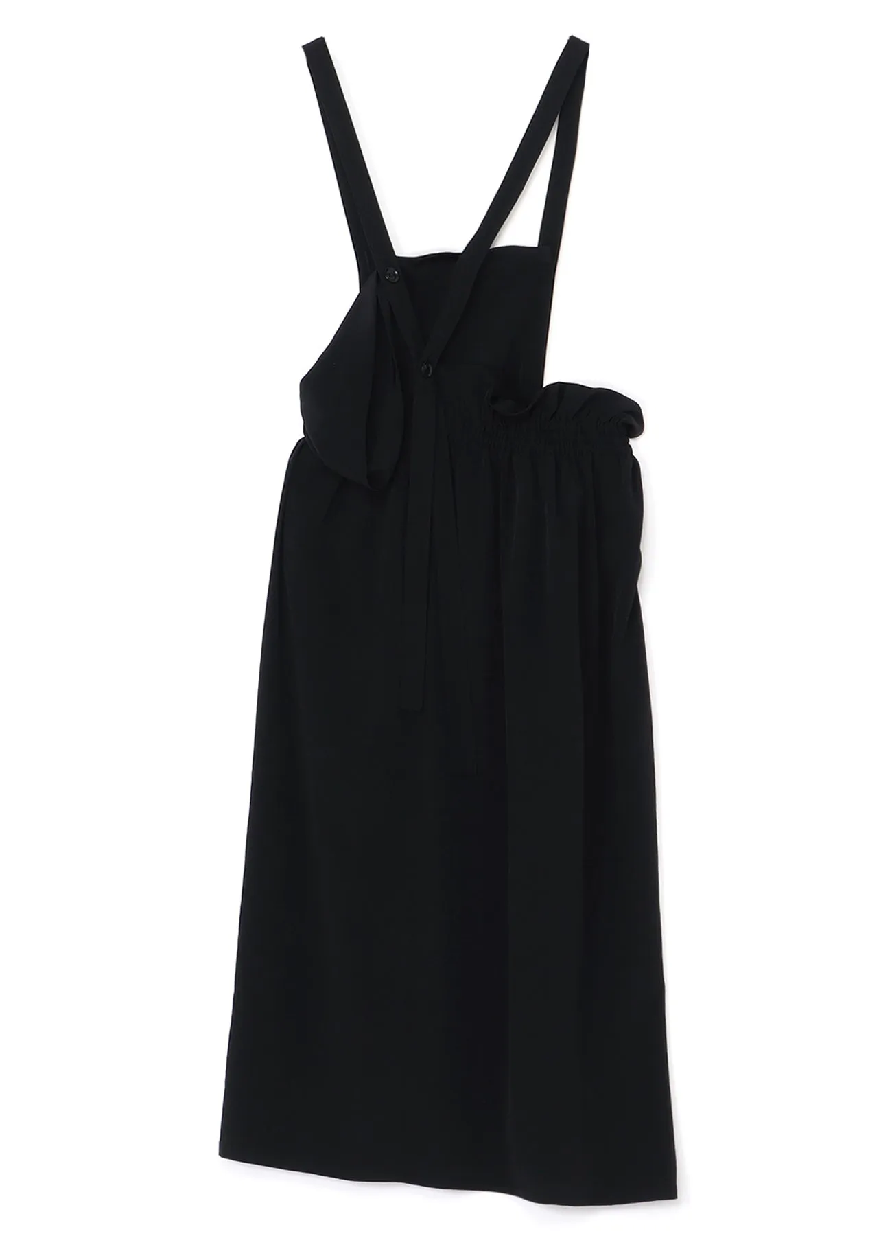 CREPE de CHINE GATHERED JUMPER DRESS sold by Yohji Yamamoto product image thumbnail 3