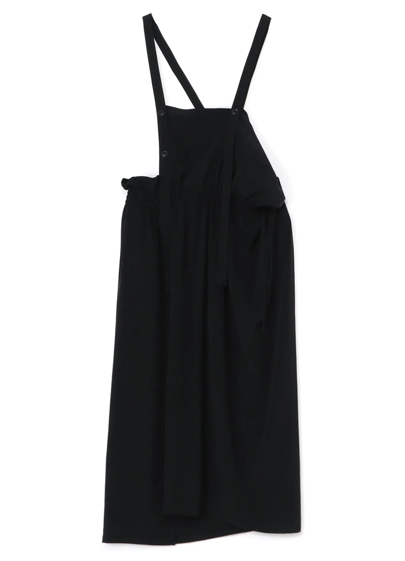 CREPE de CHINE GATHERED JUMPER DRESS sold by Yohji Yamamoto product image thumbnail 2
