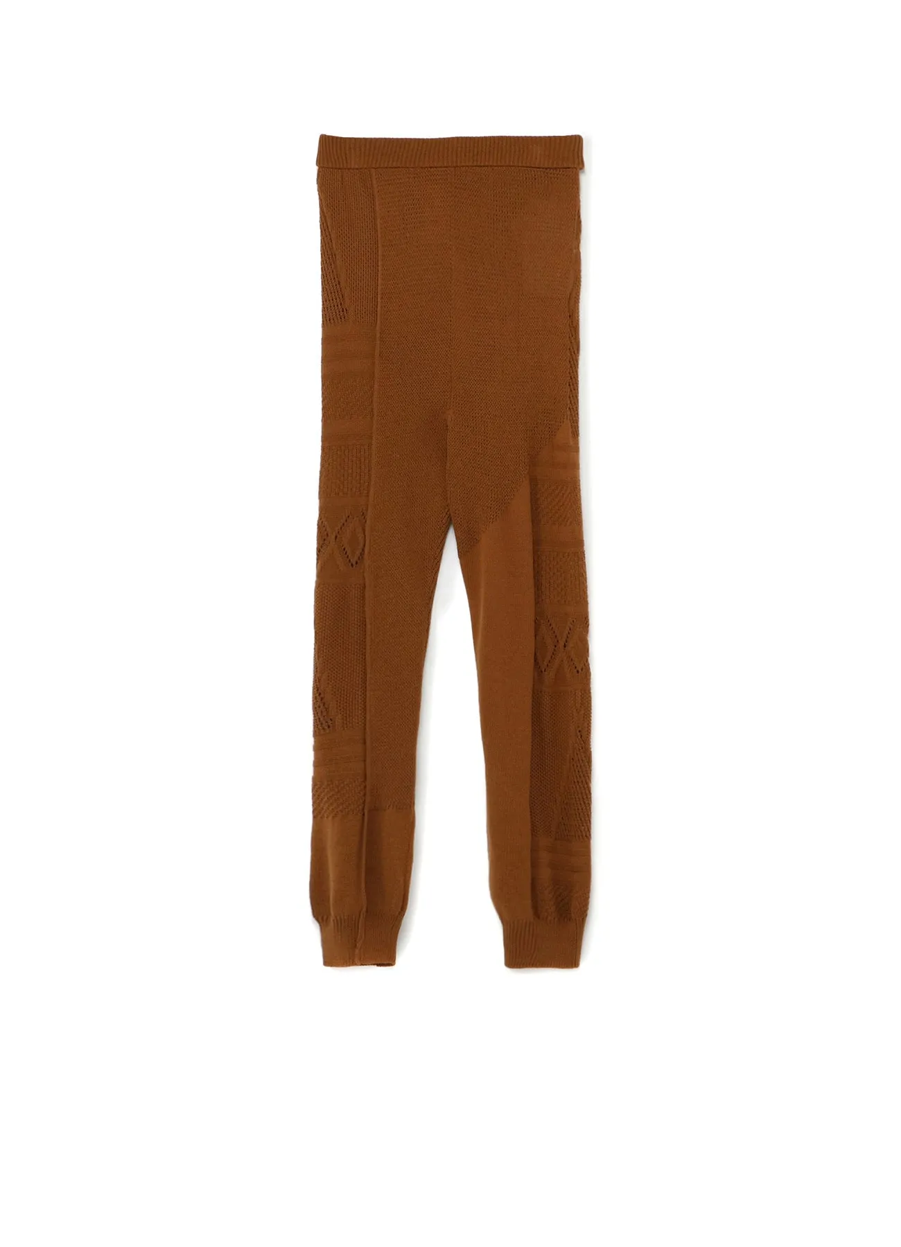 PATCHWORK LACE RIB PANTS sold by Yohji Yamamoto