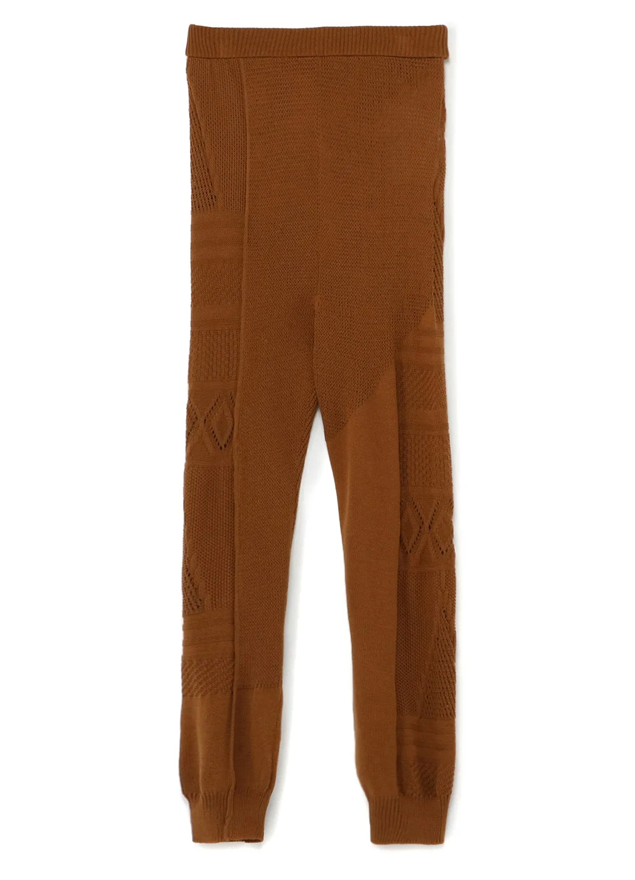 PATCHWORK LACE RIB PANTS sold by Yohji Yamamoto product image thumbnail 2