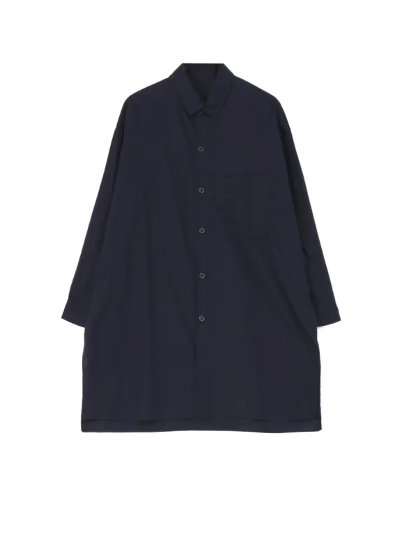 [Y's BORN PRODUCT] THIN COTTON TWILL OVERSIZED LONGSLEEVE SHIRT sold by Yohji Yamamoto