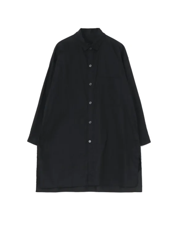 [Y's BORN PRODUCT] THIN COTTON TWILL OVERSIZED LONGSLEEVE SHIRT sold by Yohji Yamamoto