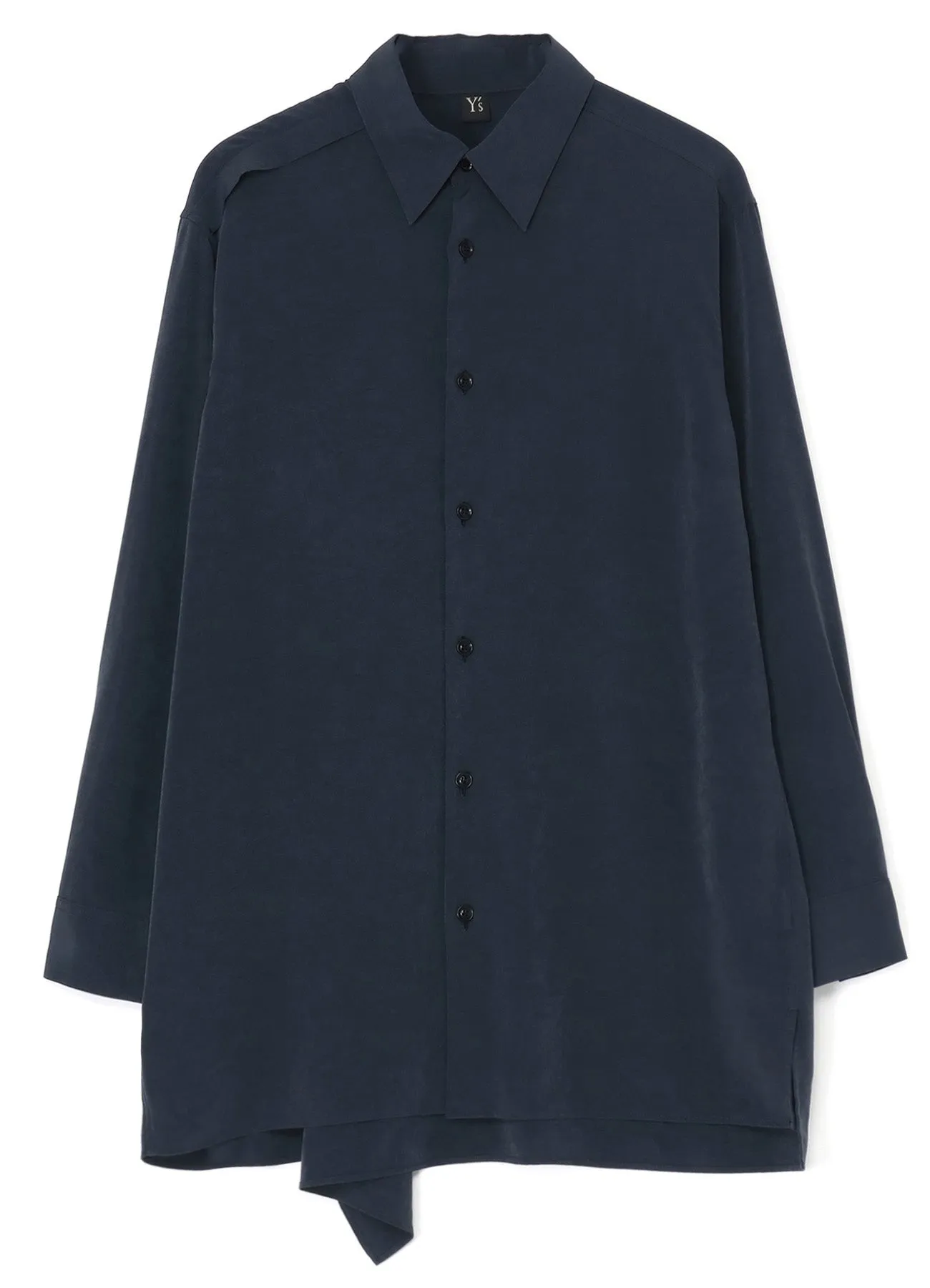 CREPE de CHINE BACK FLAP BLOUSE sold by Yohji Yamamoto product image thumbnail 2