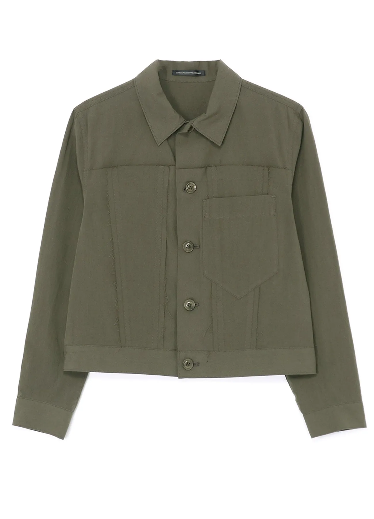 ORGANIC DENIM/LINEN JACKET sold by Yohji Yamamoto product image thumbnail 2