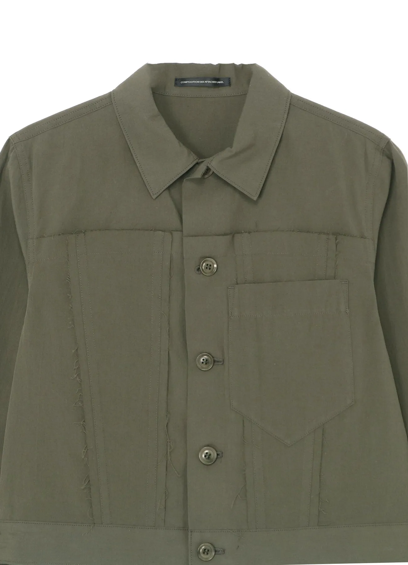 ORGANIC DENIM/LINEN JACKET sold by Yohji Yamamoto product image thumbnail 4
