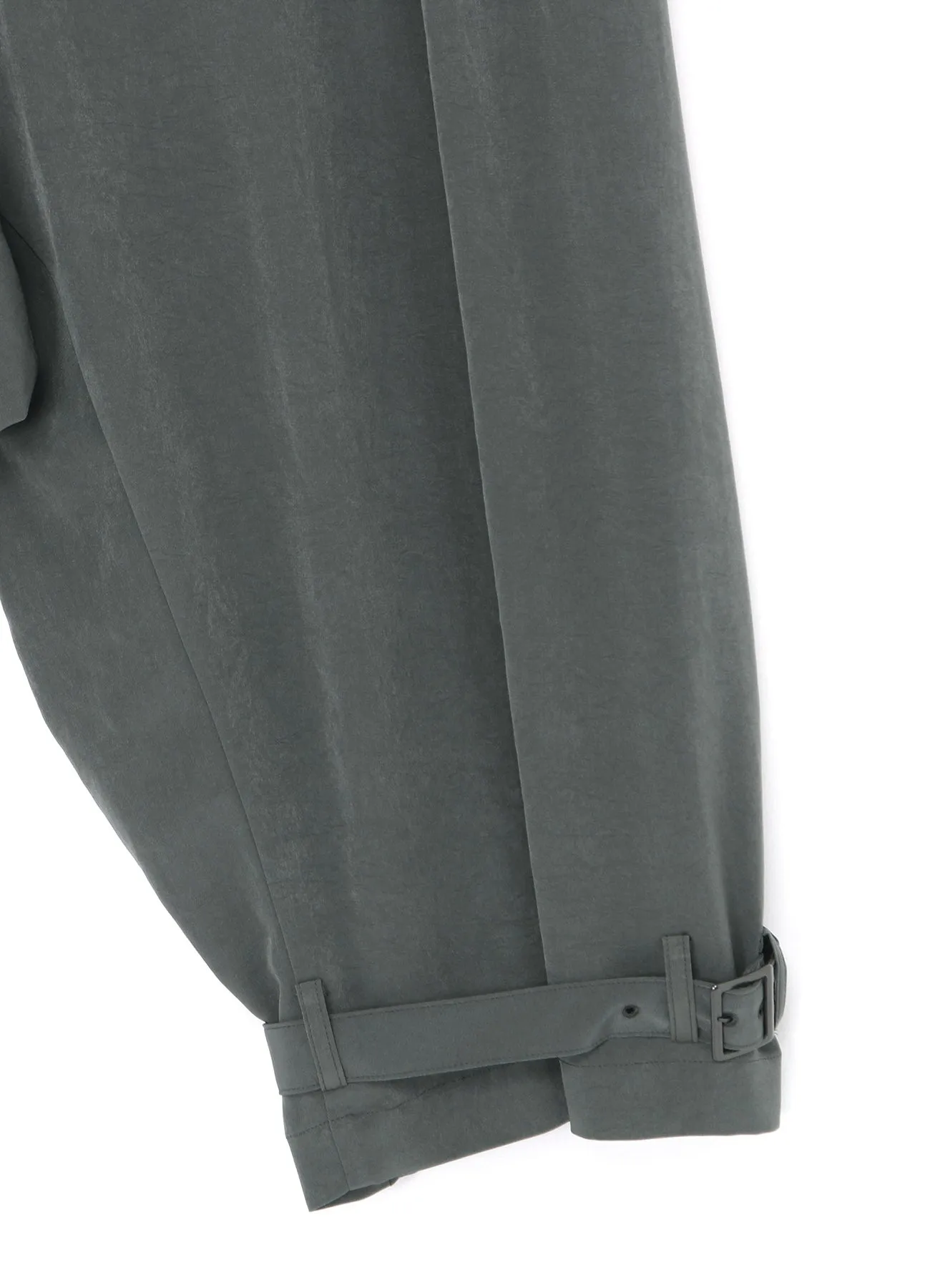 GATHERED HEM-BELTED PANTS sold by Yohji Yamamoto product image thumbnail 5