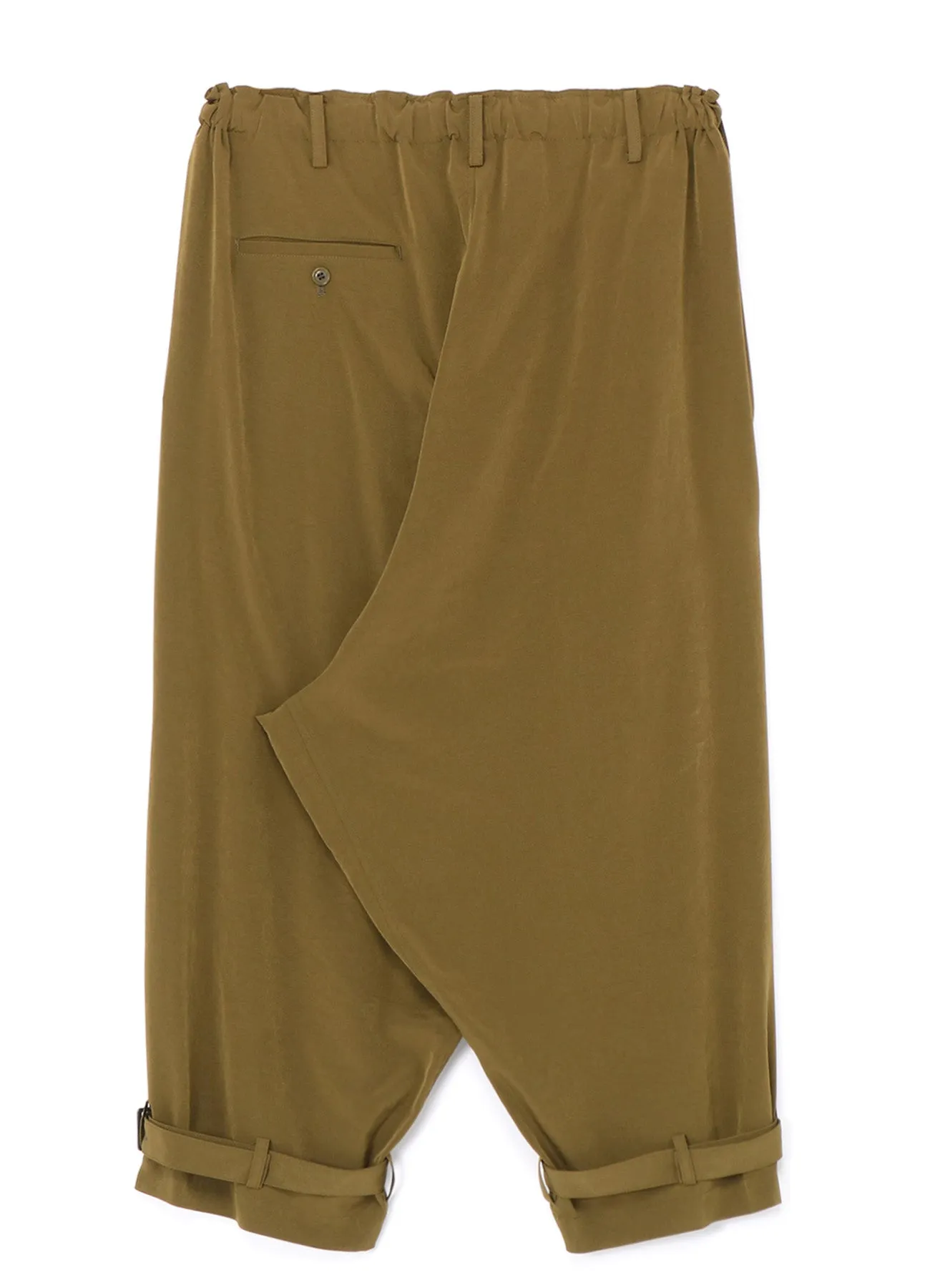 GATHERED HEM-BELTED PANTS sold by Yohji Yamamoto product image thumbnail 3