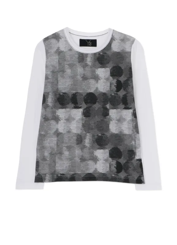 POLKA DOT PIGMENT PRINT LONG T sold by Yohji Yamamoto
