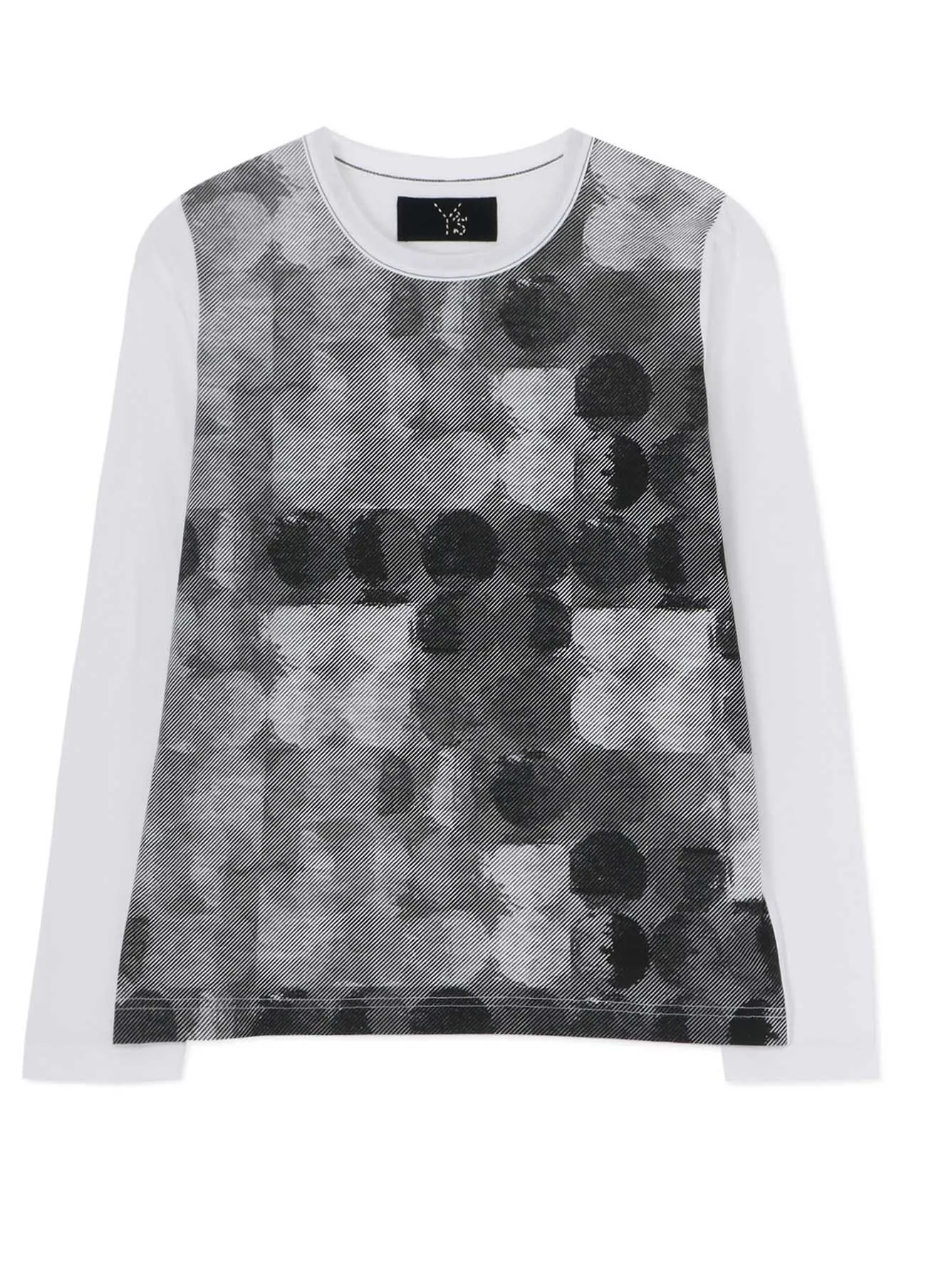 POLKA DOT PIGMENT PRINT LONG T sold by Yohji Yamamoto product image thumbnail 2
