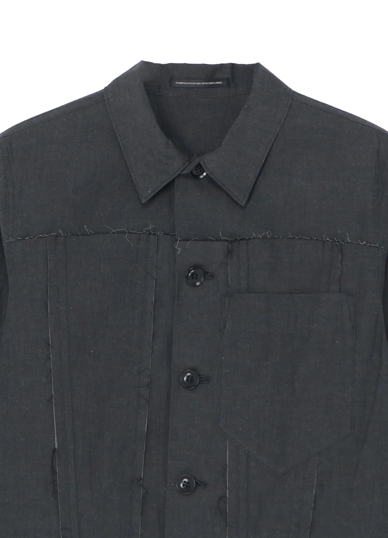 ORGANIC DENIM/LINEN JACKET sold by Yohji Yamamoto product image thumbnail 4