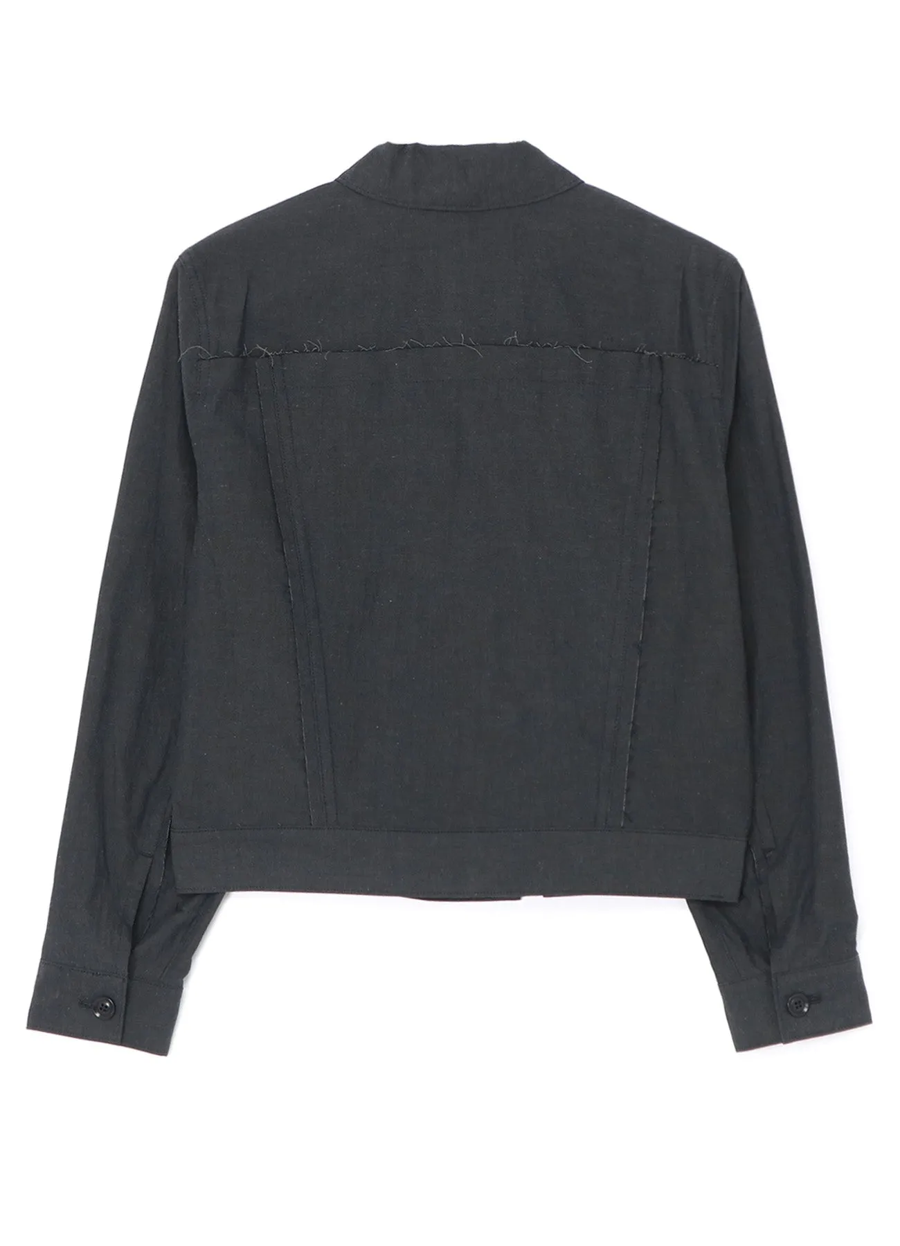 ORGANIC DENIM/LINEN JACKET sold by Yohji Yamamoto product image thumbnail 3