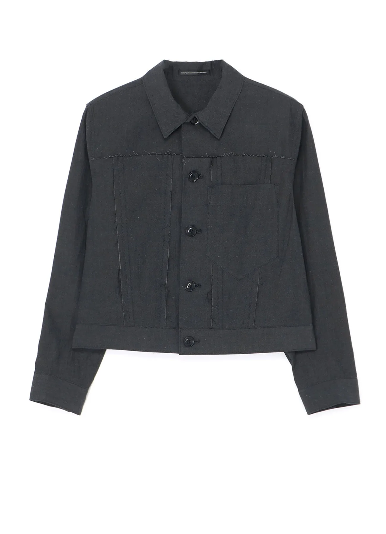 ORGANIC DENIM/LINEN JACKET sold by Yohji Yamamoto