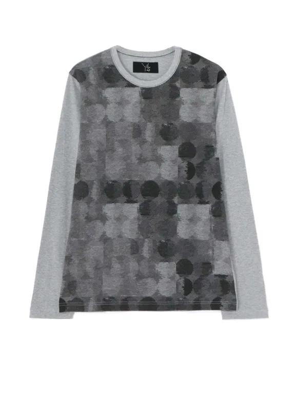 POLKA DOT PIGMENT PRINT LONG T sold by Yohji Yamamoto