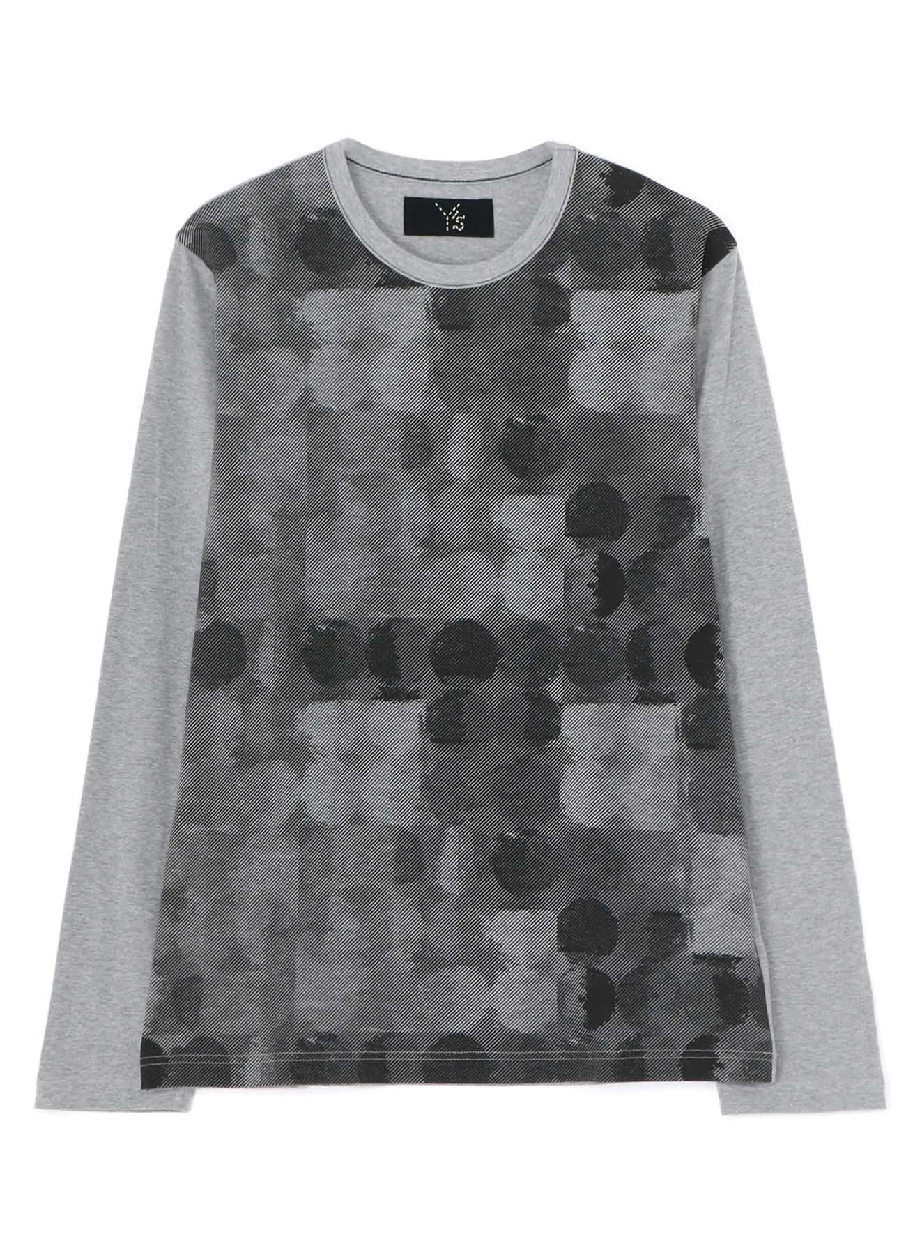 POLKA DOT PIGMENT PRINT LONG T sold by Yohji Yamamoto product image thumbnail 2