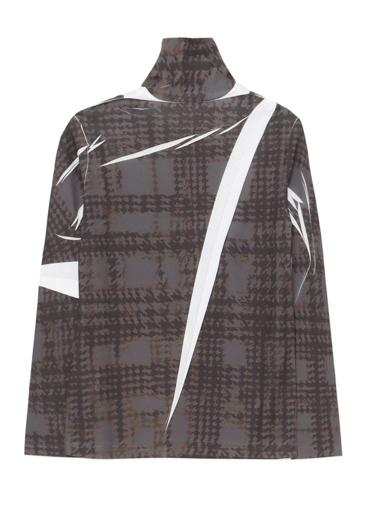 GLEN CHECK TURTLENECK sold by Yohji Yamamoto product image thumbnail 3