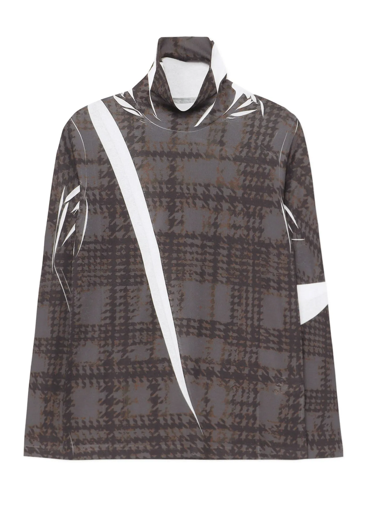 GLEN CHECK TURTLENECK sold by Yohji Yamamoto product image thumbnail 2