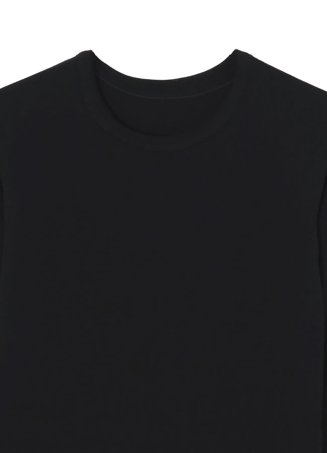 HIGH TWIST COTTON ROUND NECK DOUBLE LAYERED T-SHIRT sold by Yohji Yamamoto product image thumbnail 4