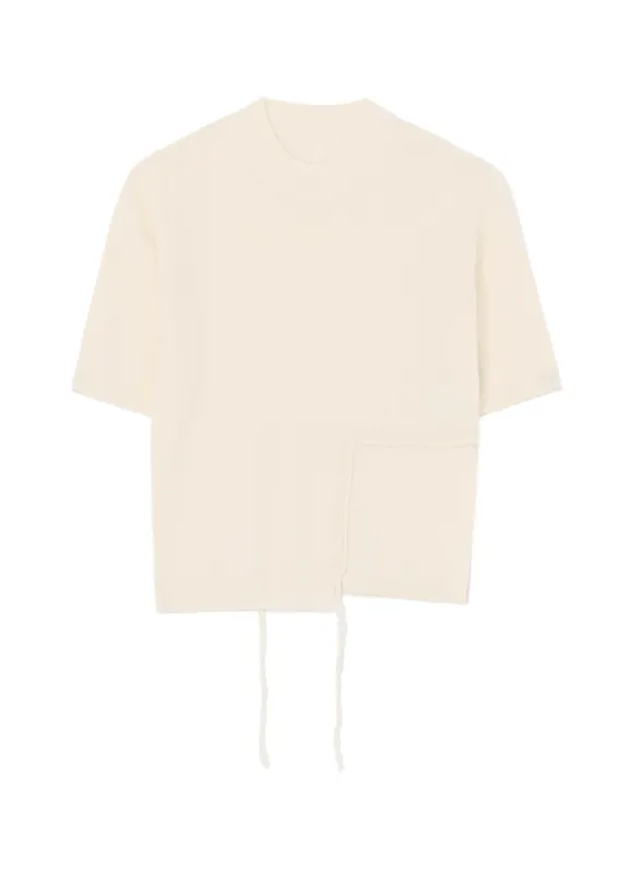 DAMAGED RIBBED T-SHIRT sold by Yohji Yamamoto