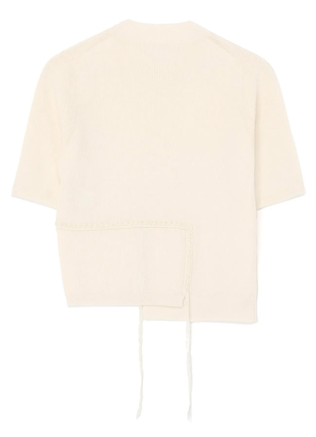 DAMAGED RIBBED T-SHIRT sold by Yohji Yamamoto product image thumbnail 3