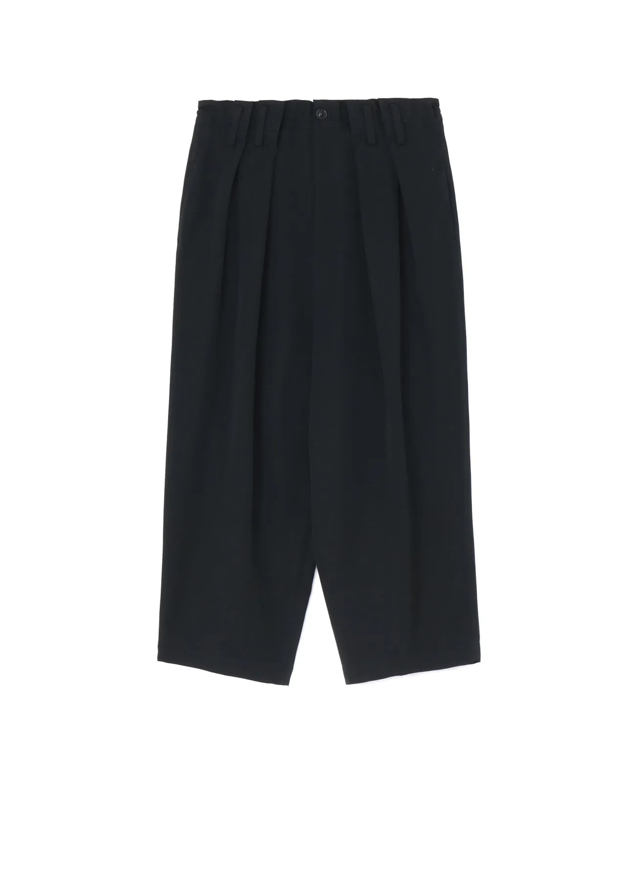 WOOL GABARDINE PLEATED PANTS sold by Yohji Yamamoto