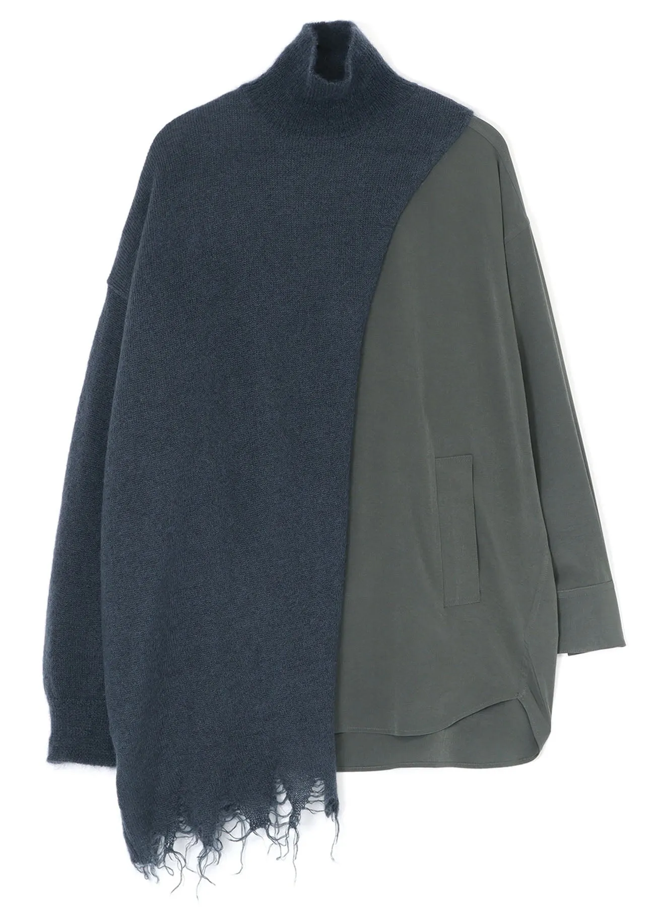 MOHAIR BLEND TURTLENECK sold by Yohji Yamamoto product image thumbnail 2