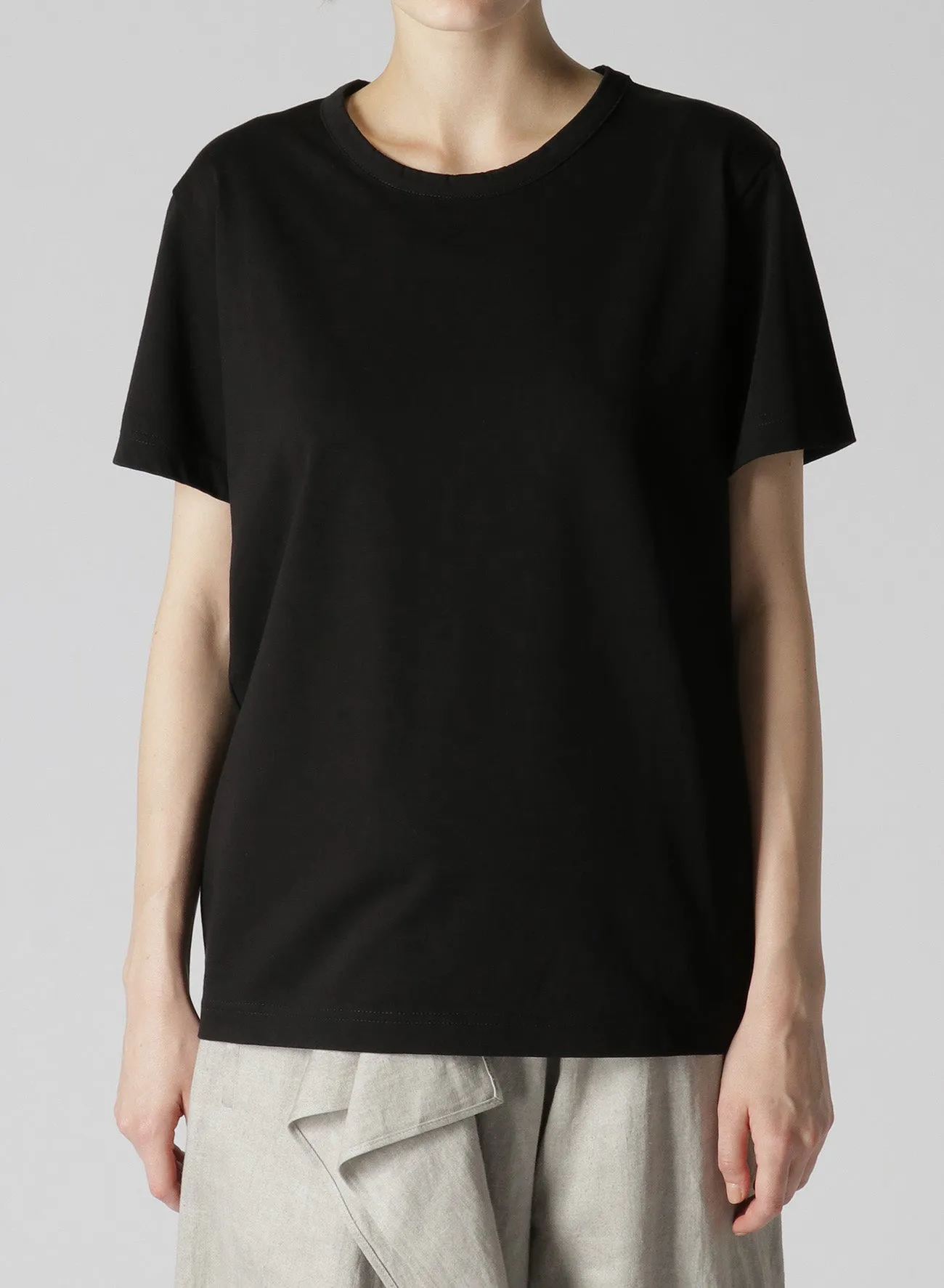 MERCERIZED JERSEY YS STITCH T A sold by Yohji Yamamoto product image thumbnail 4