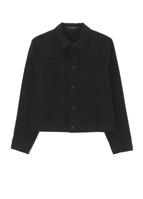 ORGANIC DENIM/LINEN JACKET sold by Yohji Yamamoto