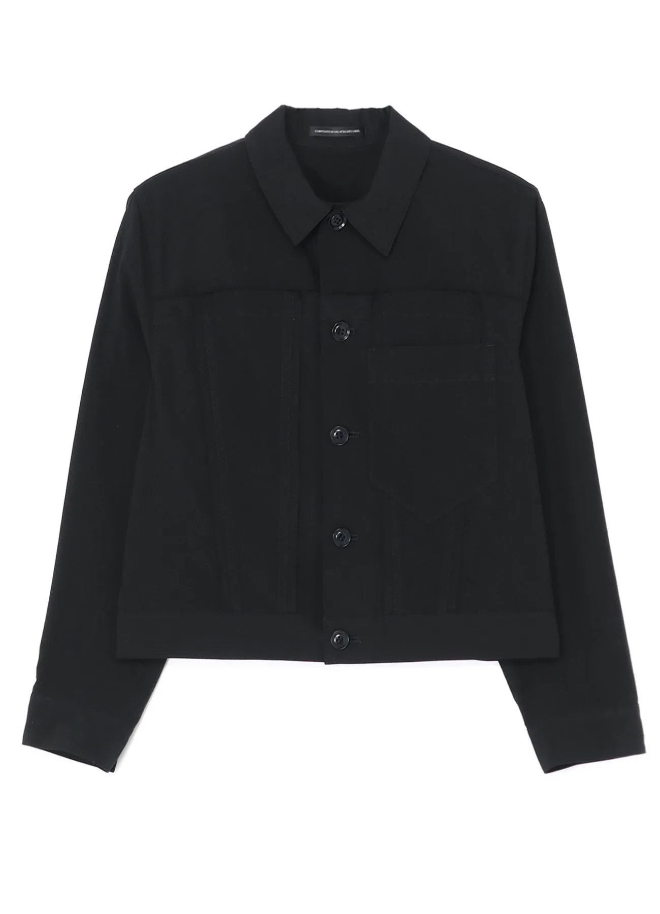 ORGANIC DENIM/LINEN JACKET sold by Yohji Yamamoto product image thumbnail 2