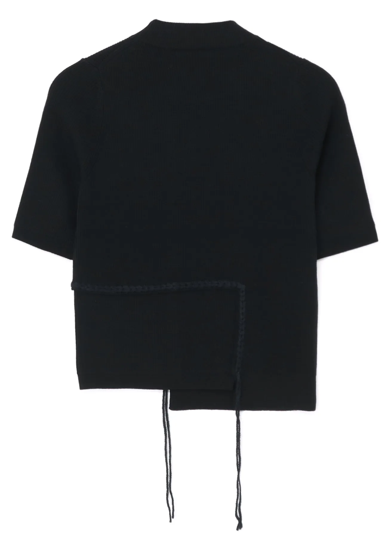 DAMAGED RIBBED T-SHIRT sold by Yohji Yamamoto product image thumbnail 3