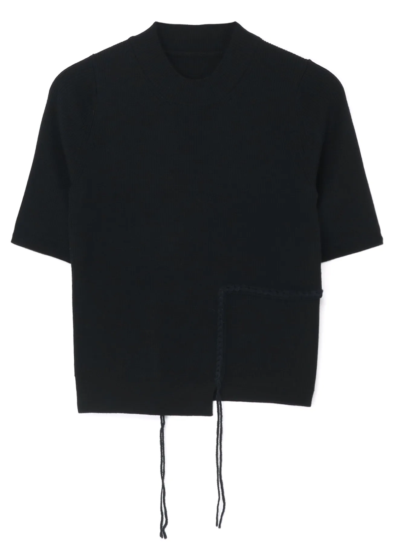 DAMAGED RIBBED T-SHIRT sold by Yohji Yamamoto product image thumbnail 2