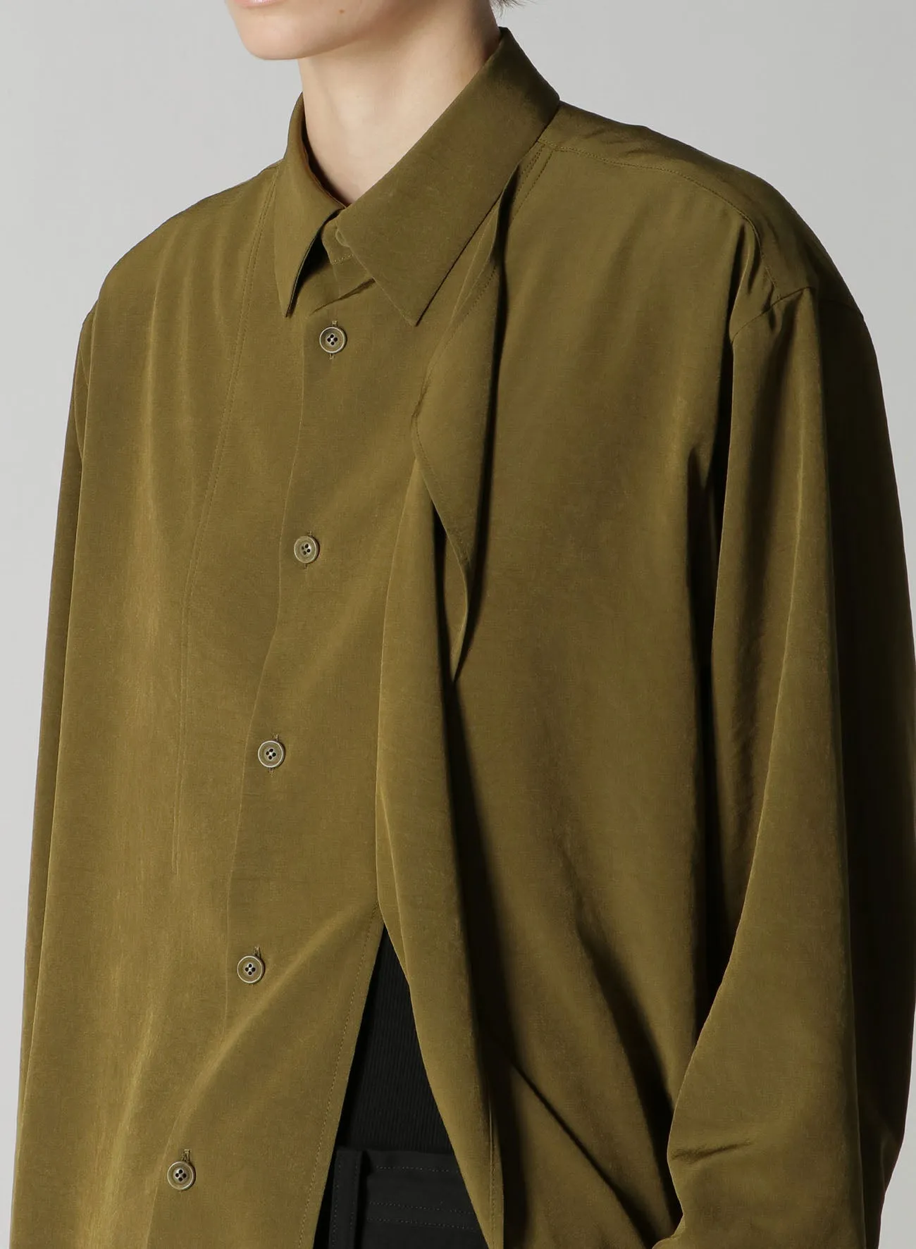 DOUBLE LEFT PANEL SHIRT sold by Yohji Yamamoto product image thumbnail 5