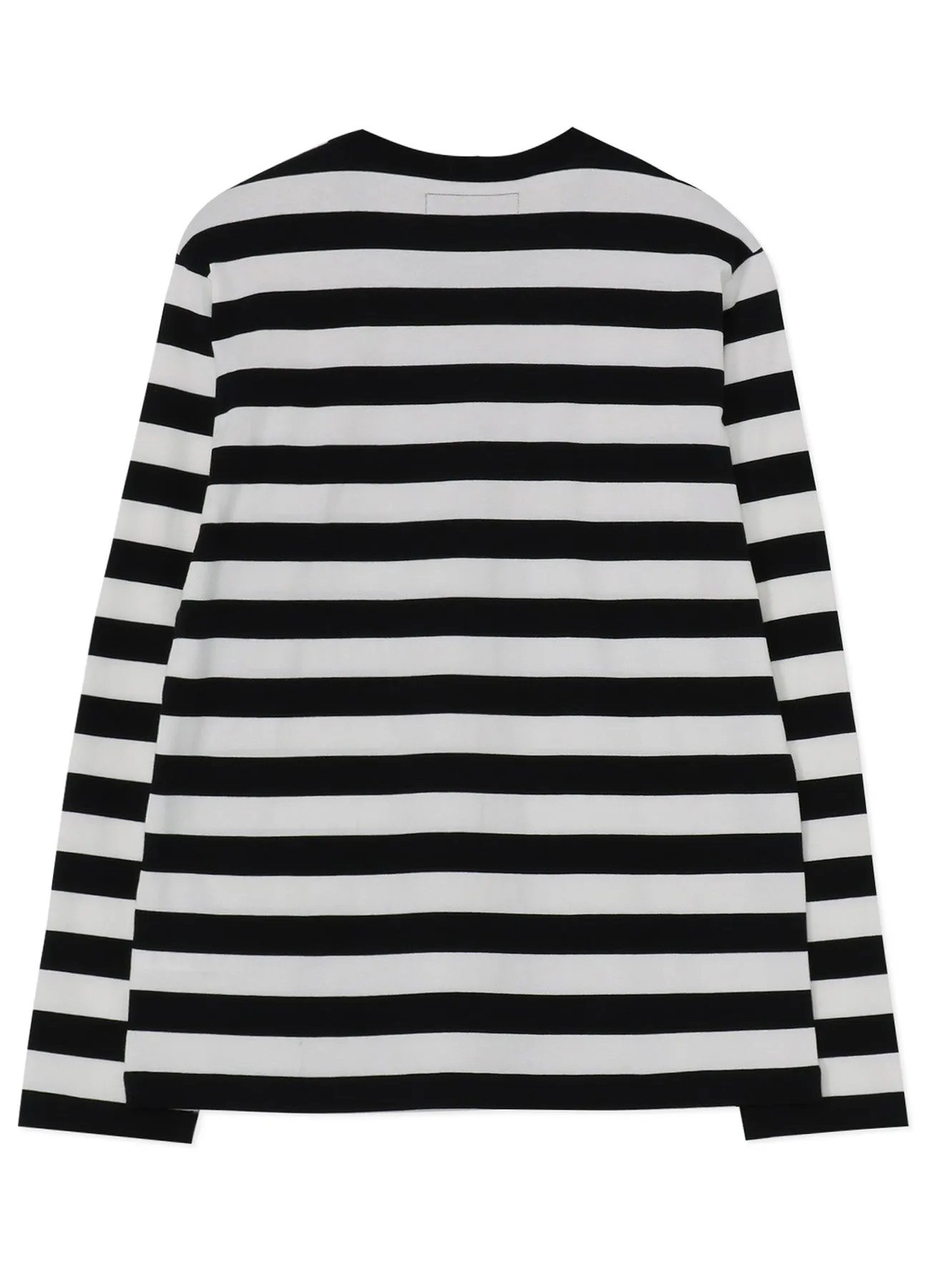 STRIPE WITH POLKA DOT PIGMENT PRINT LONG T sold by Yohji Yamamoto product image thumbnail 3