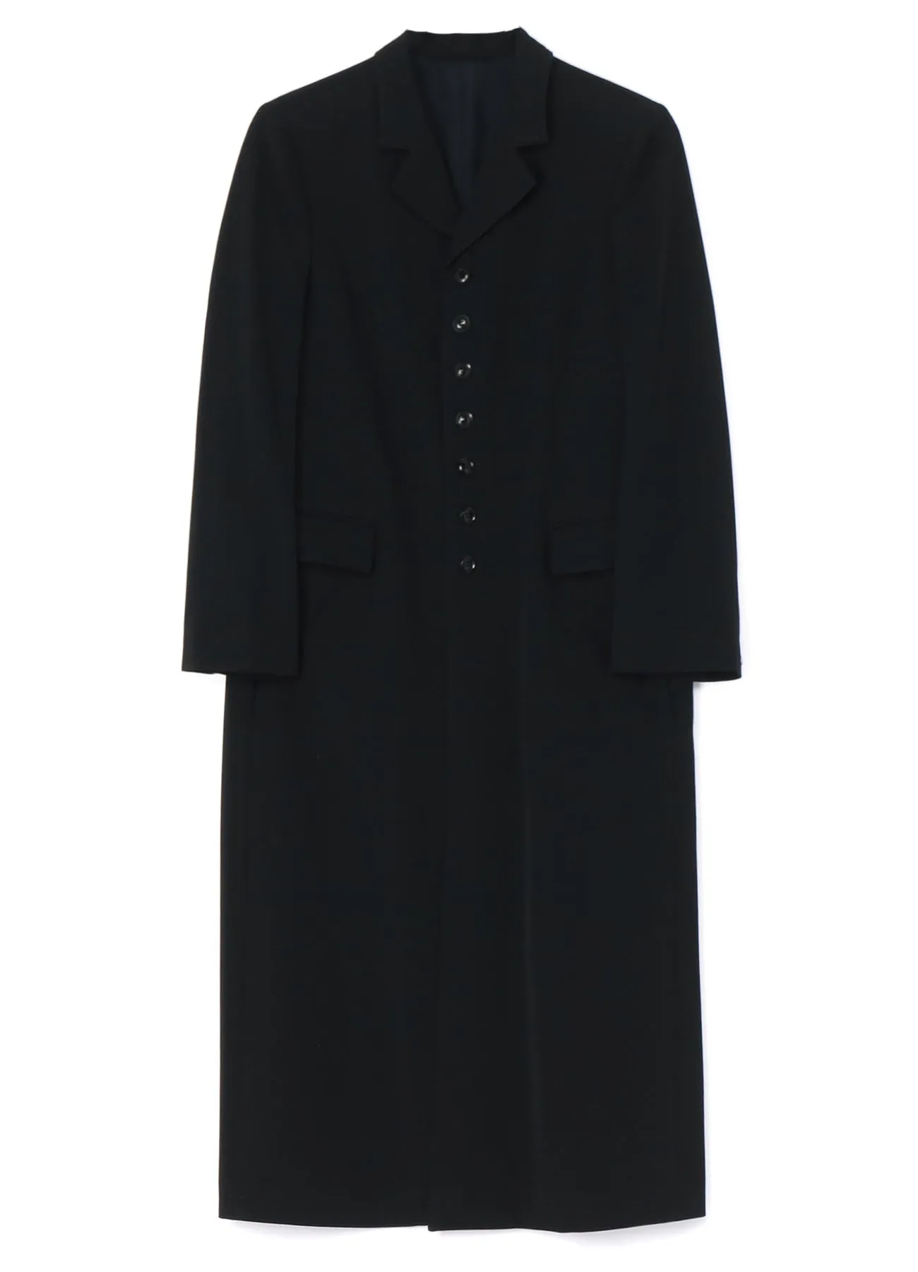 WASHER WOOL GABARDINE LONG JACKET sold by Yohji Yamamoto product image thumbnail 2