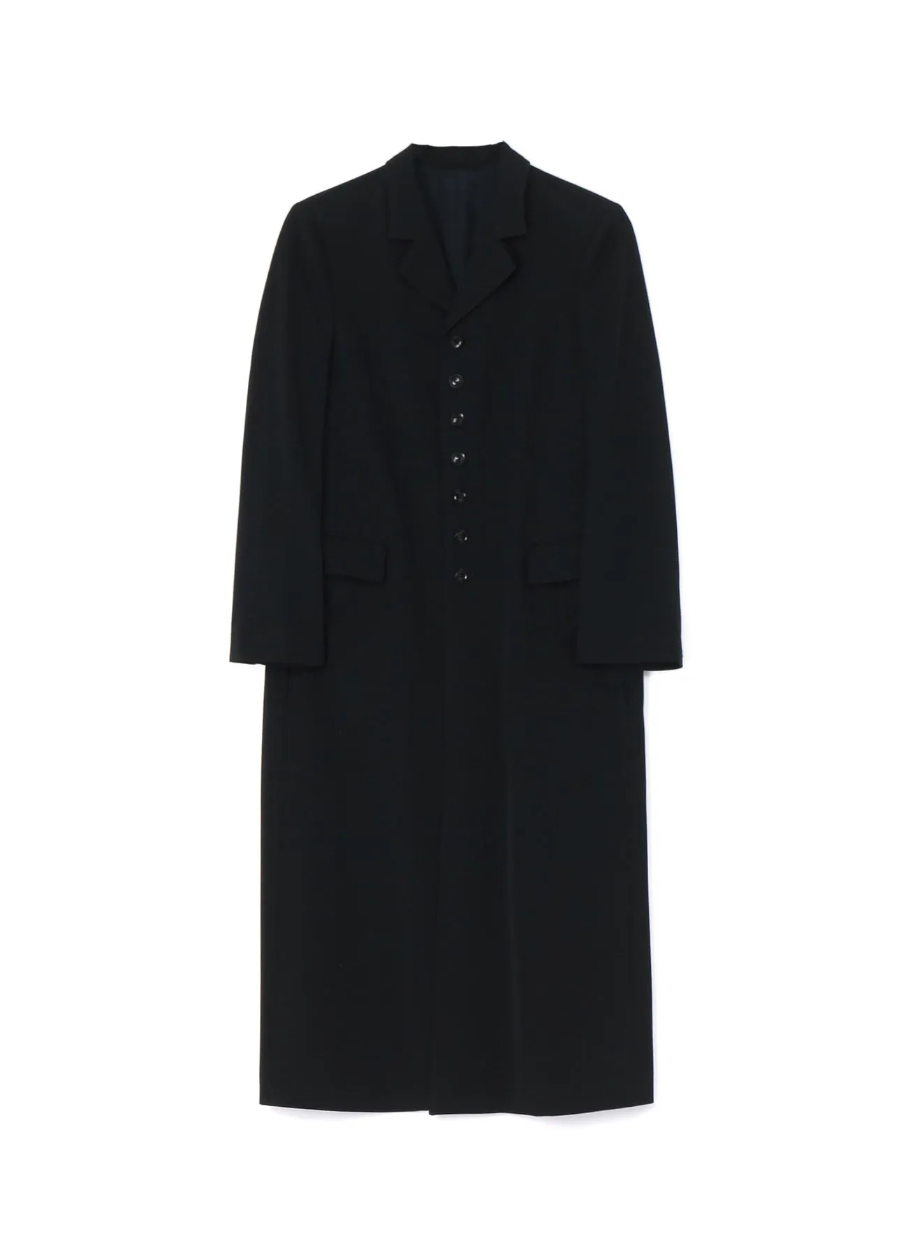 WASHER WOOL GABARDINE LONG JACKET sold by Yohji Yamamoto