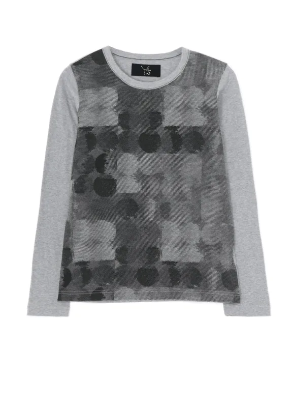 POLKA DOT PIGMENT PRINT LONG T sold by Yohji Yamamoto