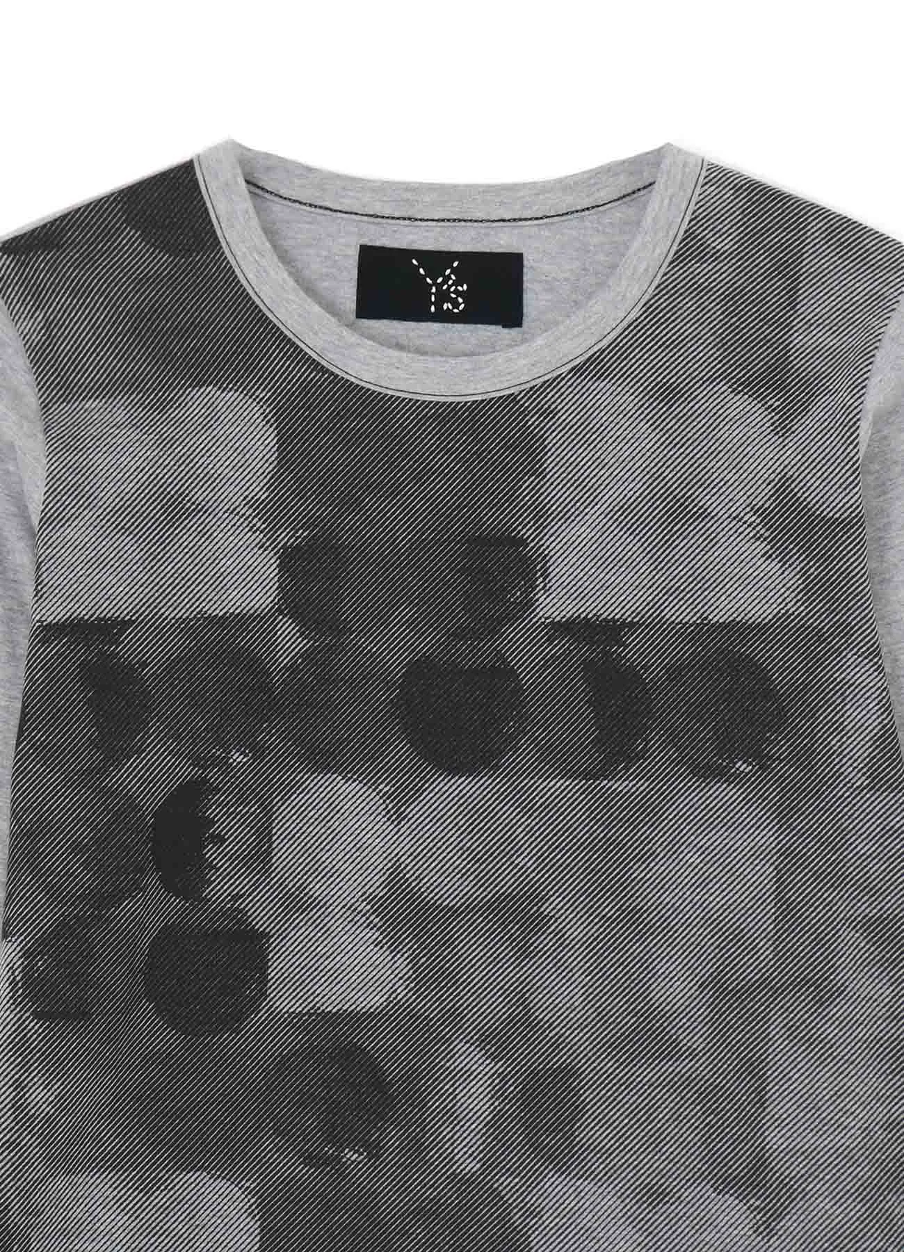 POLKA DOT PIGMENT PRINT LONG T sold by Yohji Yamamoto product image thumbnail 4