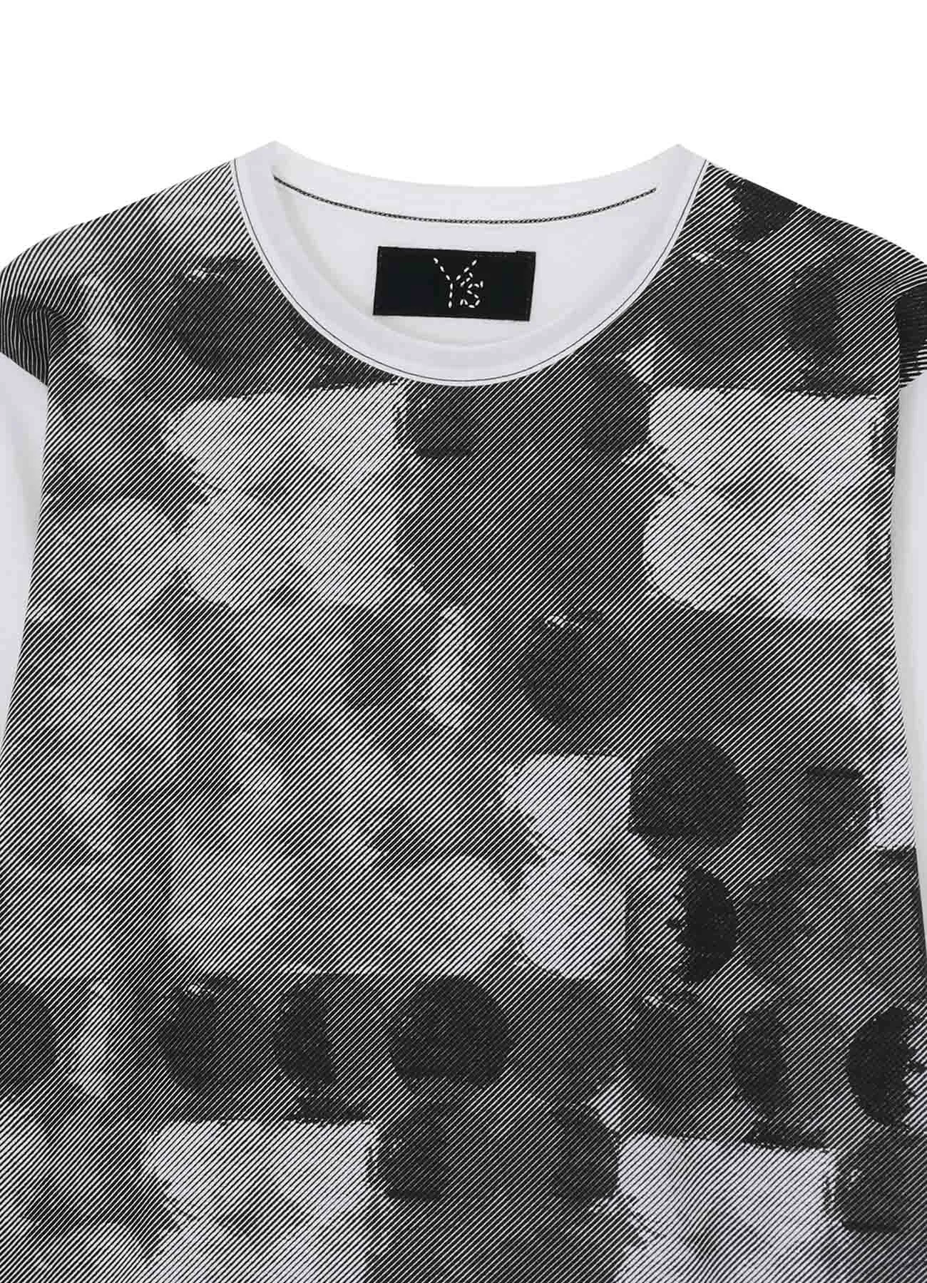 POLKA DOT PIGMENT PRINT LONG T sold by Yohji Yamamoto product image thumbnail 4