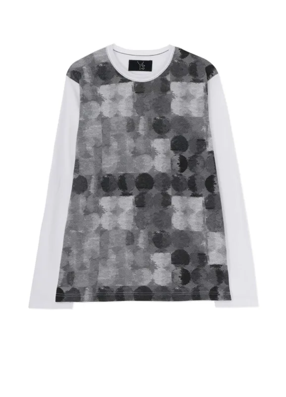 POLKA DOT PIGMENT PRINT LONG T sold by Yohji Yamamoto