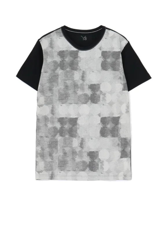 POLKA DOT PIGMENT PRINT T made by Yohji Yamamoto