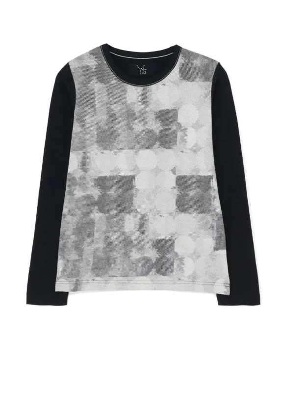 POLKA DOT PIGMENT PRINT LONG T sold by Yohji Yamamoto