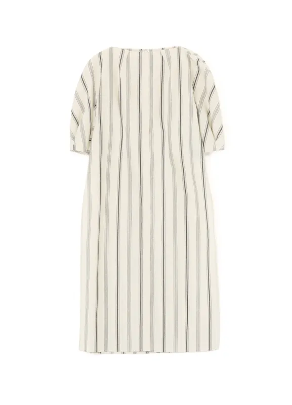 HARD TWISTED STRIPE SLIT DRESS sold by Yohji Yamamoto