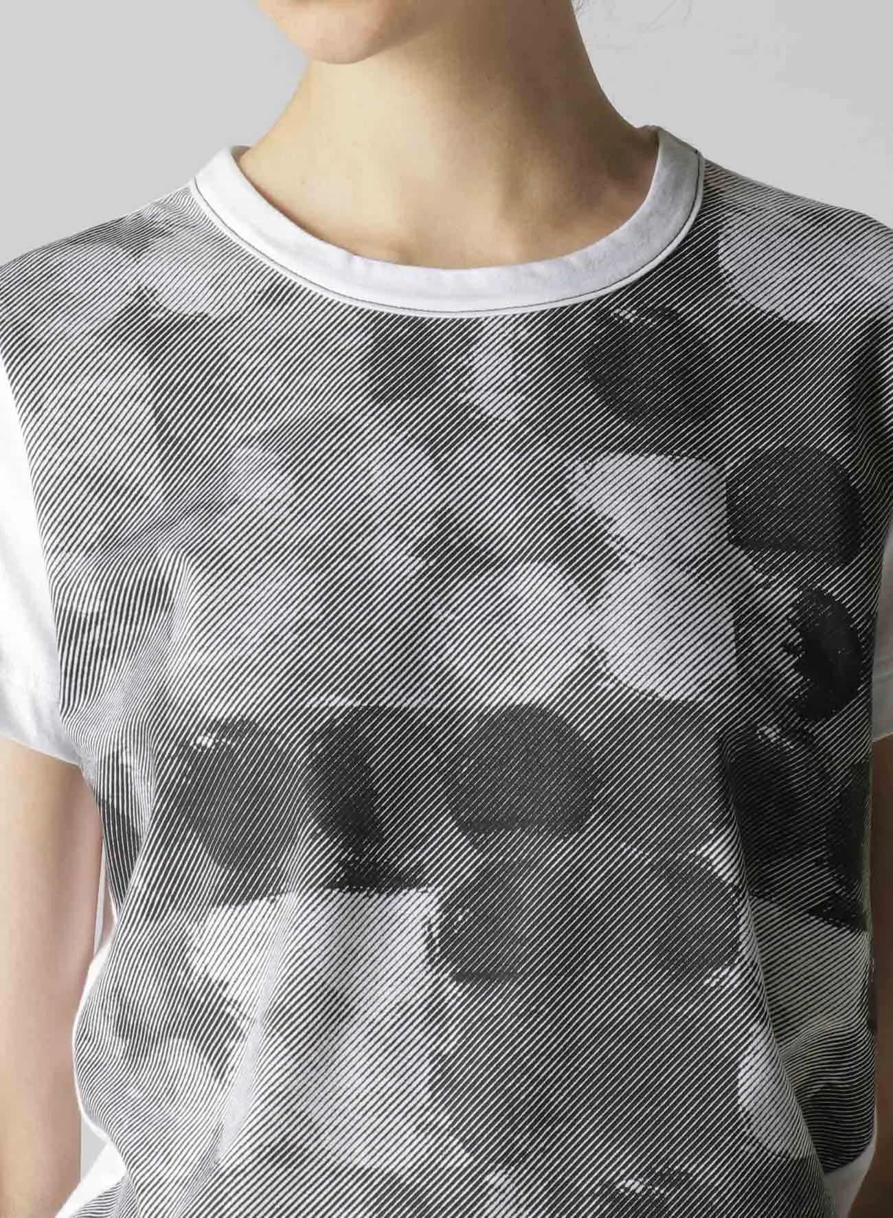 POLKA DOT PIGMENT PRINT T sold by Yohji Yamamoto product image thumbnail 5