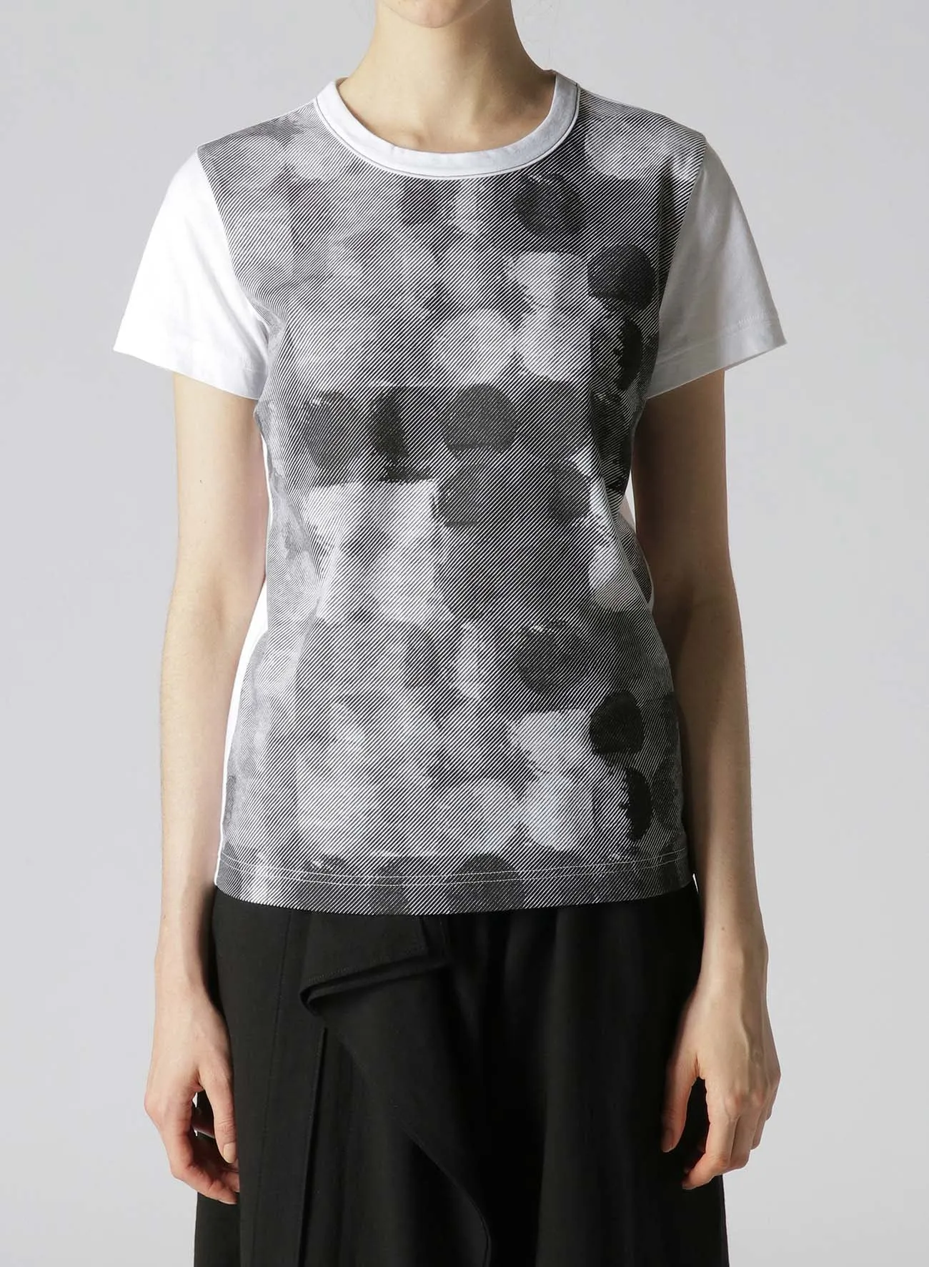 POLKA DOT PIGMENT PRINT T sold by Yohji Yamamoto product image thumbnail 4
