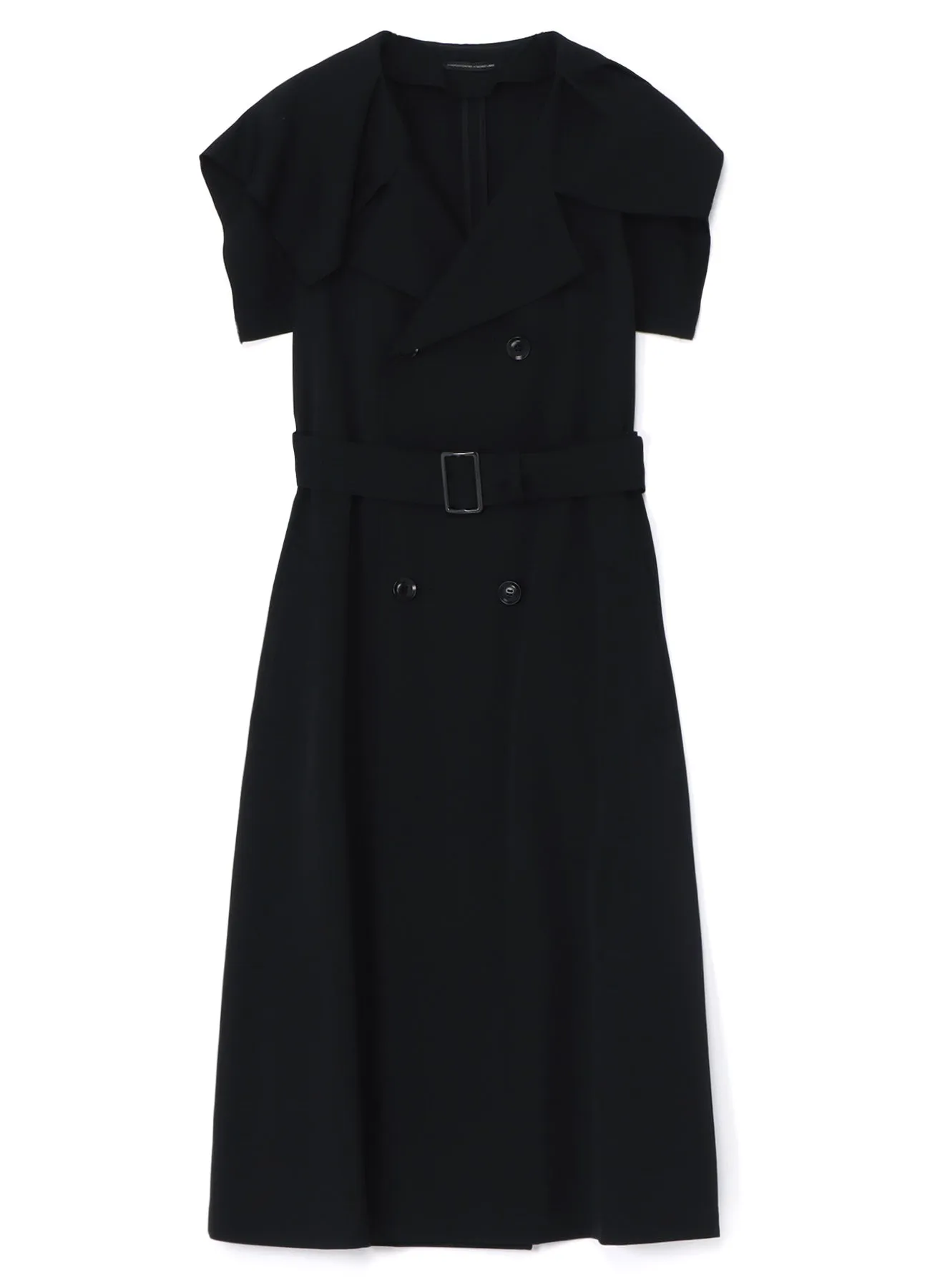 WOOL GABARDINE SAILOR COLLAR COAT sold by Yohji Yamamoto product image thumbnail 2