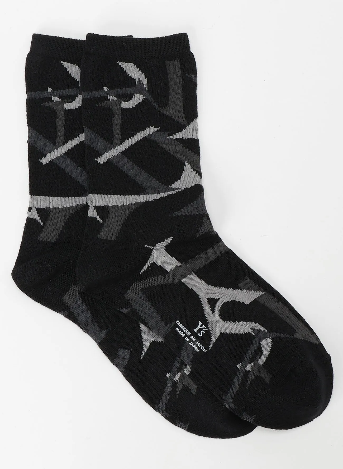 MIX JACQUARD SOCKS 2P sold by Yohji Yamamoto product image thumbnail 3