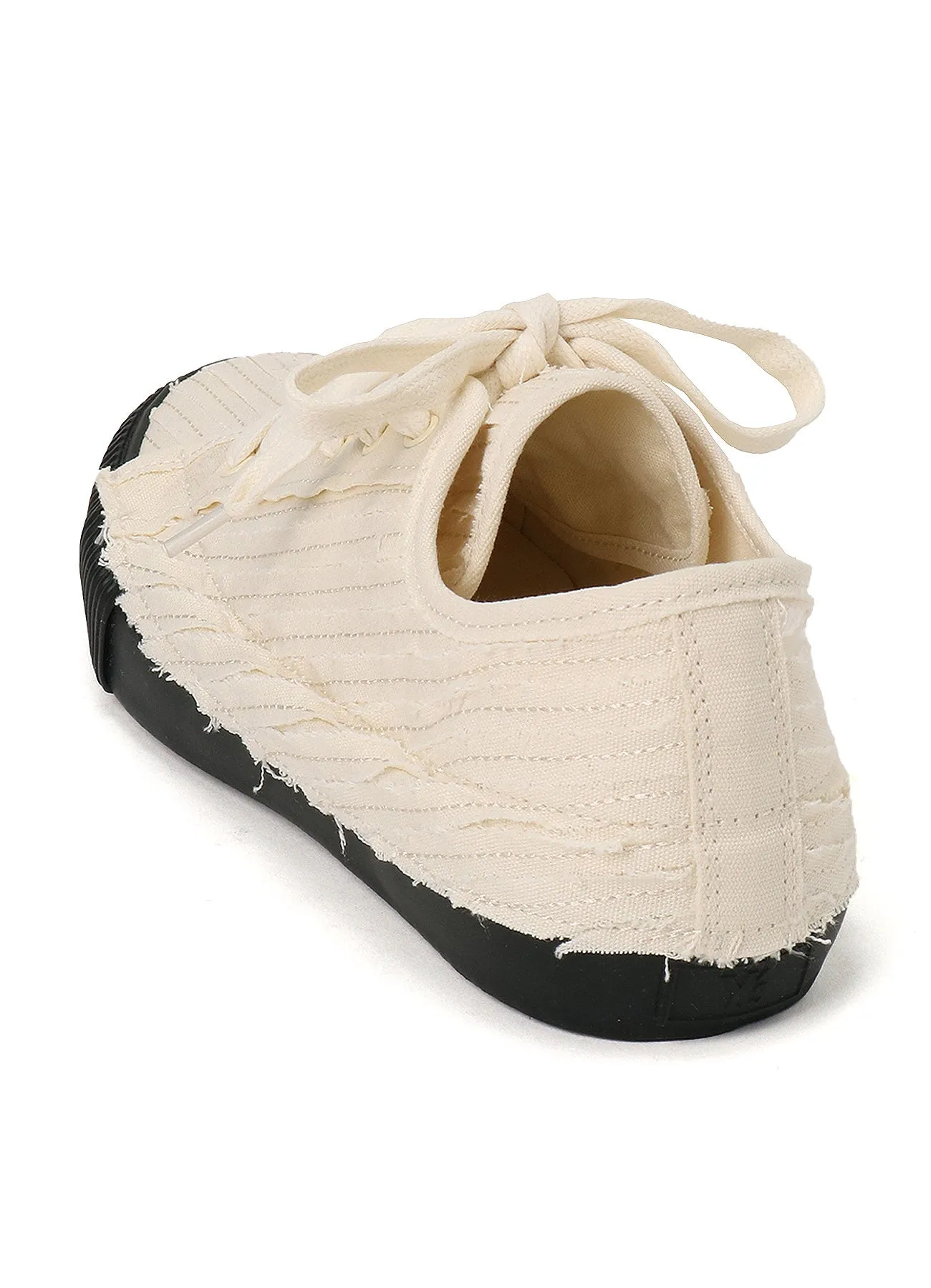 CUTTINGS CANVAS SNEAKER sold by Yohji Yamamoto product image thumbnail 4