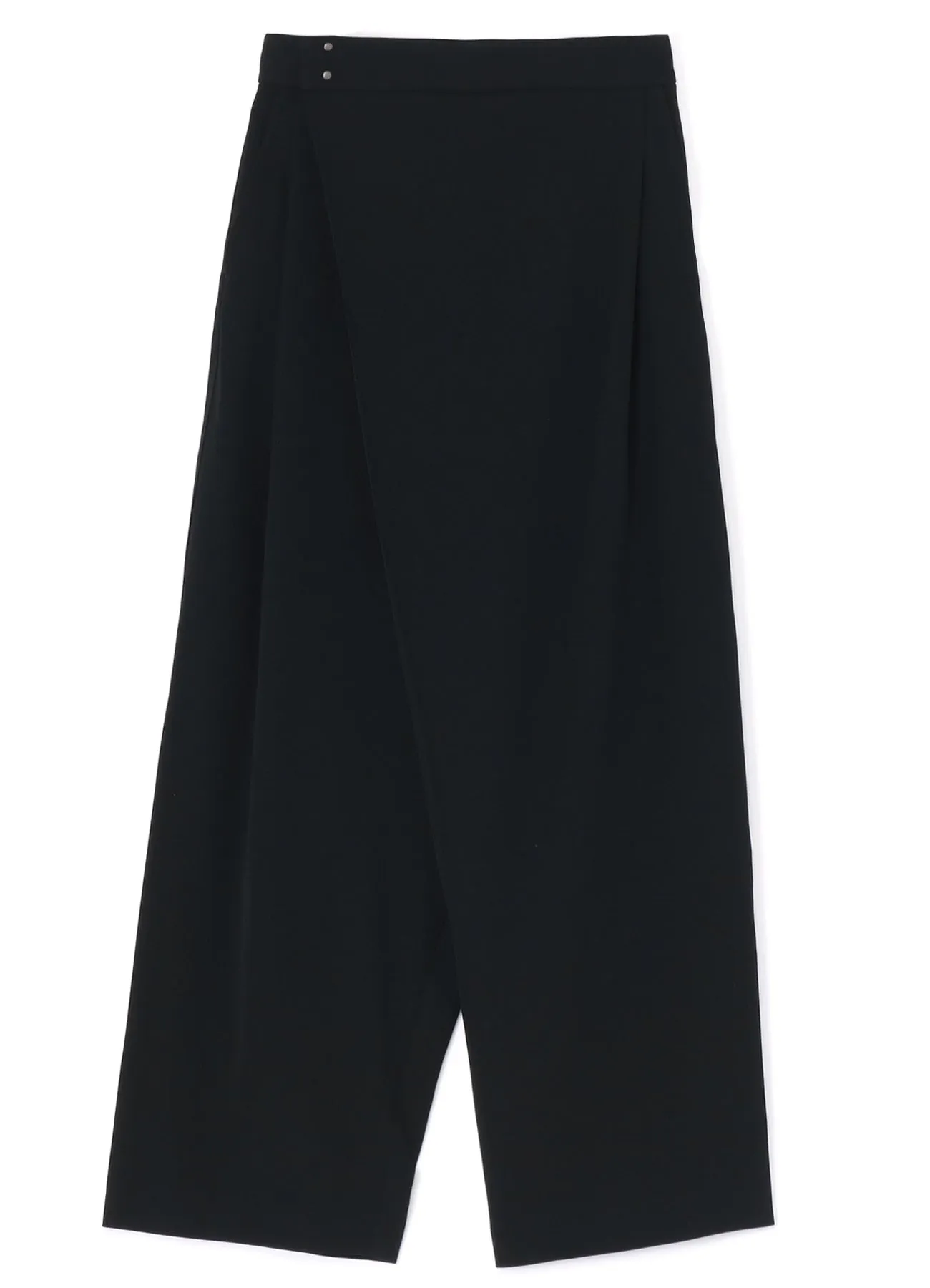 WASHER WOOL GABARDINE TUCKED PANTS sold by Yohji Yamamoto product image thumbnail 2