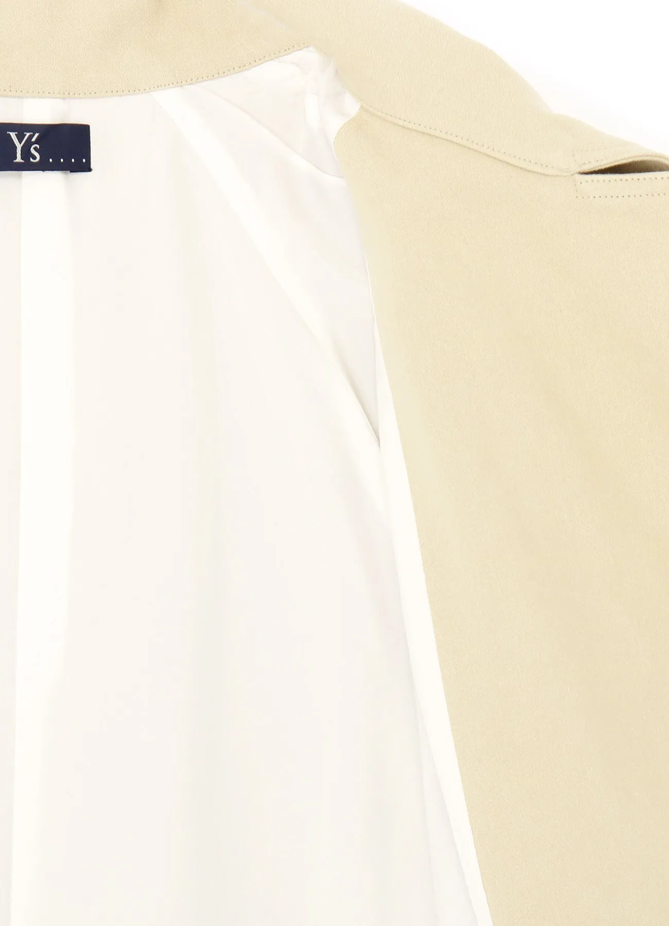 HARD TWISTED COTTON SATIN TRENCH COAT sold by Yohji Yamamoto product image thumbnail 4